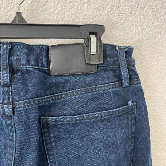 Taylor Stitch Democratic Jeans Men 30 Blue Denim Dark Wash Straight Leg Mid Rise - Picture 6 of 7